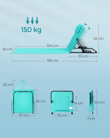 Scara telescopica aluminiu 3.8 m, pliabila compact, mecanism siguranta, max 150 kg, argintiu [3]