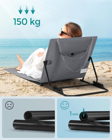 Scara pliabila aluminiu 4 trepte cu platforma, maner sprijin, antiderapanta, max 150 kg, 135 cm, negru [4]