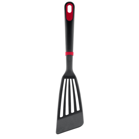 Spatula cu fante Tefal Ingenio+ K1984734, rezistenta la temperaturi inalte, compatibilitate cu masina de spalat vase, plastic, negru & rosu [7]