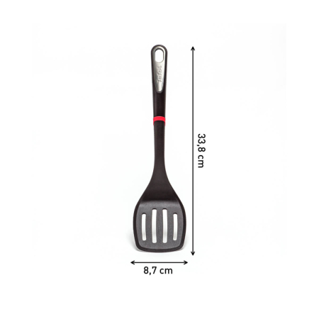 Spatula cu fante Tefal Ingenio K2060814, calitate premium, design inovator, plastic, negru [3]
