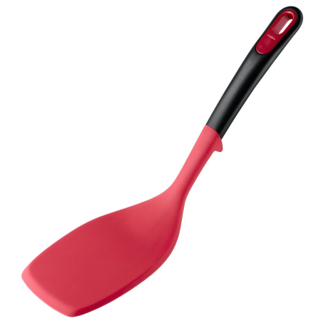 Ustensile bucatarie - Spatula flexibila Tefal Ingenio+ K1984834, rezistenta la temperaturi inalte, compatibilitate cu masina de spalat vase, silicon, rosu & negru