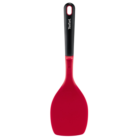 Spatula flexibila Tefal Ingenio+ K1984834, rezistenta la temperaturi inalte, compatibilitate cu masina de spalat vase, silicon, rosu & negru [7]