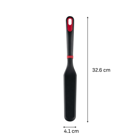 Spatula pentru clatite Tefal Ingenio+ K1984934, rezistenta la temperaturi inalte, compatibilitate cu masina de spalat vase, plastic, negru & rosu [9]