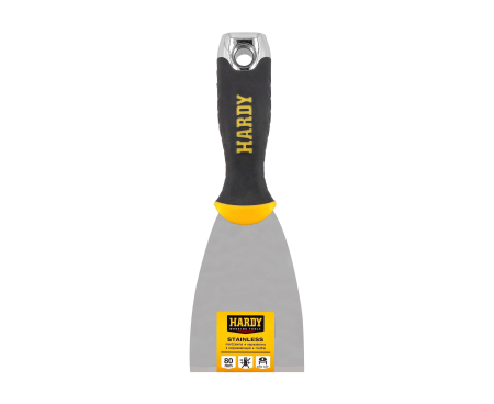 Unelte de vopsit si tencuit - Spatula razuitoare Hardy seria *68*, latime 8 cm, maner 2K
