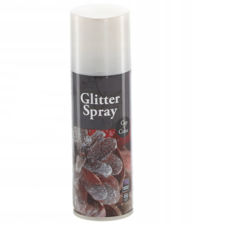 Spray decorativ cu sclipici 125 ml, pentru decoratiuni de Craciun, efect stralucitor cu particule glitter, formula cu uscare rapida, aplicare uniforma [2]