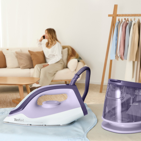 Statie de calcat cu abur de inalta presiune Tefal Power Pro Compact SV6211E0, 2400 W, 6.2 bari, abur variabil 0 - 120 g/min, jet de abur 370 g/min, re [8]
