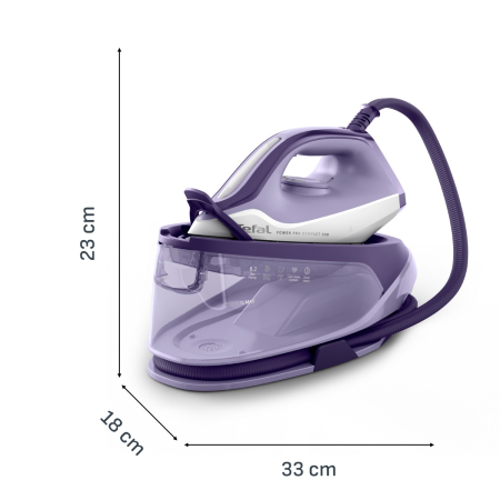 Statie de calcat cu abur de inalta presiune Tefal Power Pro Compact SV6211E0, 2400 W, 6.2 bari, abur variabil 0 - 120 g/min, jet de abur 370 g/min, re [13]