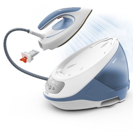 Statie de calcat cu abur Tefal Express Protect SV9202E0, 2800W, presiune 7.5 bari, jet de abur 520 g/min, rezervor 1.8L, talpa Durilium Airglide Aut [8]
