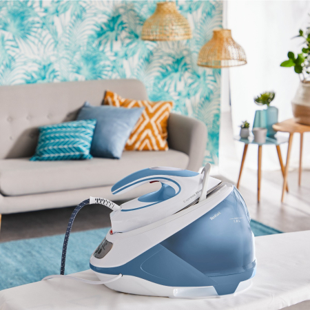 Statie de calcat cu abur Tefal Express Protect SV9202E0, 2800W, presiune 7.5 bari, jet de abur 520 g/min, rezervor 1.8L, talpa Durilium Airglide Aut [2]