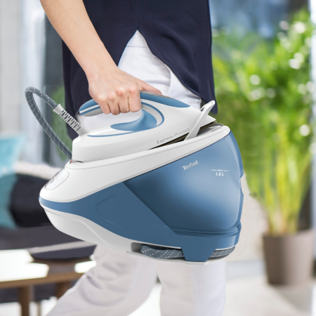 Statie de calcat cu abur Tefal Express Protect SV9202E0, 2800W, presiune 7.5 bari, jet de abur 520 g/min, rezervor 1.8L, talpa Durilium Airglide Aut [4]