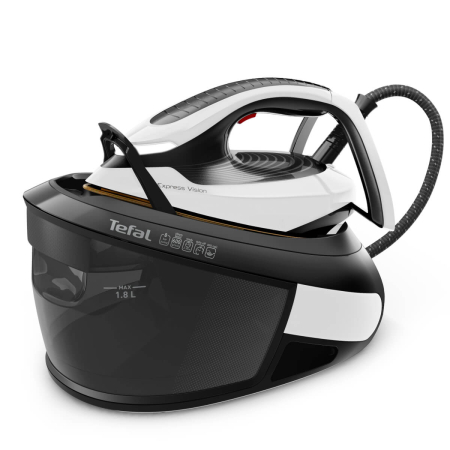 Bucatarie - Statie de calcat cu abur Tefal Express Vision SV8156E0, 2800W, 8 bari, abur variabil 0 - 130 g/min, jet de abur pana la 130 g/min, colector pentru