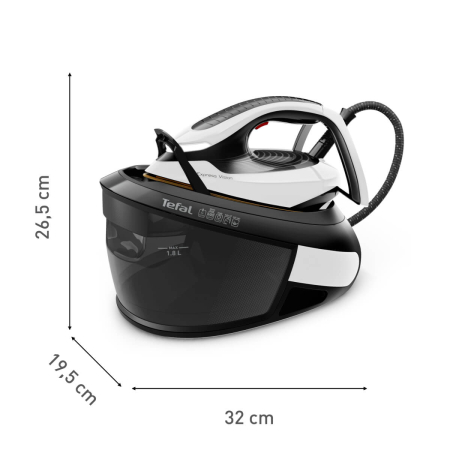 Statie de calcat cu abur Tefal Express Vision SV8156E0, 2800W, 8 bari, abur variabil 0 - 130 g/min, jet de abur pana la 130 g/min, colector pentru [9]