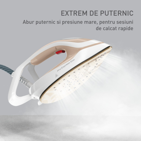 Statie de calcat cu abur Tefal Pro Express Eco GV9E22E0, 2200W, 7.6 bari, jet de abur 550 g/min, abur variabil pana la 140 g/min, talpa Durilium  [4]
