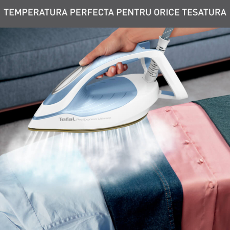 Statie de calcat de inalta presiune Tefal Pro Express Ultimate GV9710E0, 3000W, 7.6 bari, jet de abur 580 g/min, abur variabil pana la 155 g/min,  [3]