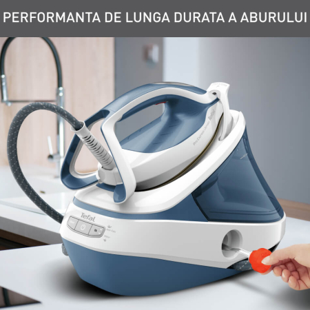 Statie de calcat de inalta presiune Tefal Pro Express Ultimate GV9710E0, 3000W, 7.6 bari, jet de abur 580 g/min, abur variabil pana la 155 g/min,  [2]