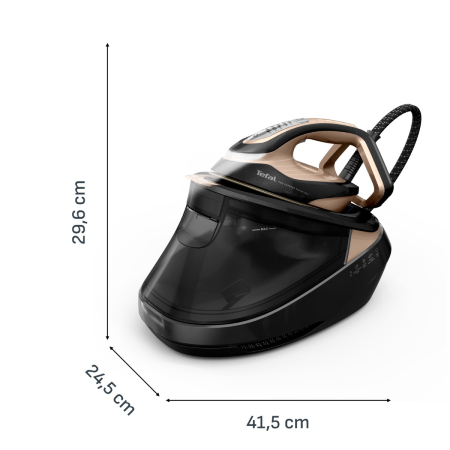 Statie de calcat de inalta presiune Tefal Pro Express Vision Max GV9909E0, 3000 W, 9 bari, abur variabil 0 - 210 g/min, jet de abur pana la 820 g/min, [18]