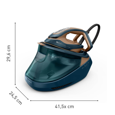 Statie de calcat de inalta presiune Tefal Pro Express Vision Max GV9920E0, 3000W, 9 bari, abur variabil 0 - 215 g/min, jet de abur pana la 850 g [10]