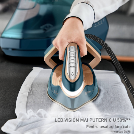 Statie de calcat de inalta presiune Tefal Pro Express Vision Max GV9920E0, 3000W, 9 bari, abur variabil 0 - 215 g/min, jet de abur pana la 850 g [5]
