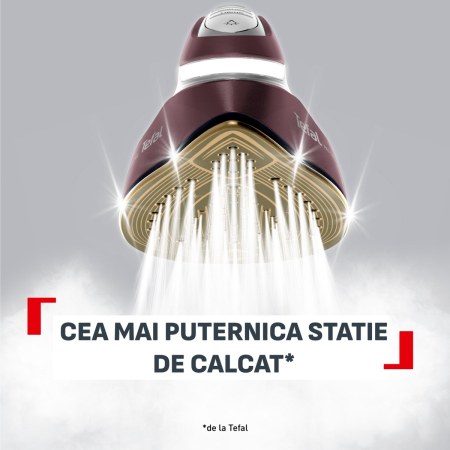 Statie de calcat de inalta presiune Tefal Pro Express Vision Max GV9921E0, 3000 W, 8.8 bari, abur variabil 0 - 215 g/min, jet de abur pana la 850 g/mi [2]