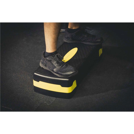 Stepper aerobic, ajustabil in 3 trepte, antiderapant, maxim 350 kg, 68x29x20 cm, negru si verde [4]