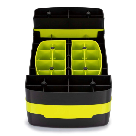 Stepper aerobic, ajustabil in 3 trepte, antiderapant, maxim 350 kg, 68x29x20 cm, negru si verde [12]