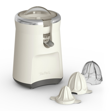 Storcator de citrice Tefal Collection ZP610AE0, 100 W, 1 viteza, capac de protectie, 3 conuri, design retro, crem [11]