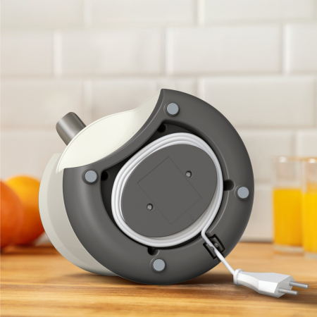 Storcator de citrice Tefal Collection ZP610AE0, 100 W, 1 viteza, capac de protectie, 3 conuri, design retro, crem [7]