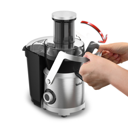 Storcator de fructe si legume Tefal Nutri XXL ZE660D10, 1000 W, 2 trepte de viteza, sistem antipicurare, recipient pentru pulpa 2.2 L , recipient pent [15]