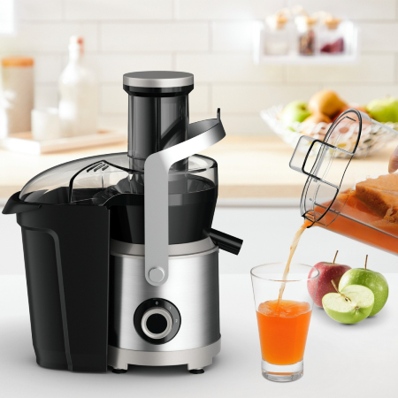 Storcator de fructe si legume Tefal Nutri XXL ZE660D10, 1000 W, 2 trepte de viteza, sistem antipicurare, recipient pentru pulpa 2.2 L , recipient pent [9]
