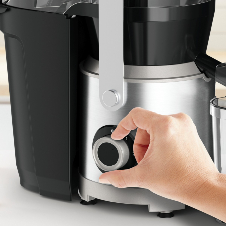 Storcator de fructe si legume Tefal Nutri XXL ZE660D10, 1000 W, 2 trepte de viteza, sistem antipicurare, recipient pentru pulpa 2.2 L , recipient pent [10]