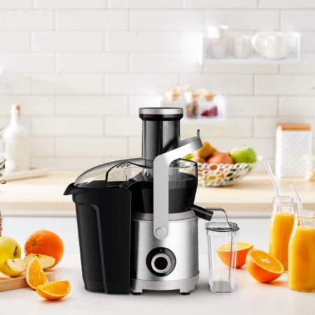 Storcator de fructe si legume Tefal Nutri XXL ZE660D10, 1000 W, 2 trepte de viteza, sistem antipicurare, recipient pentru pulpa 2.2 L , recipient pent [6]