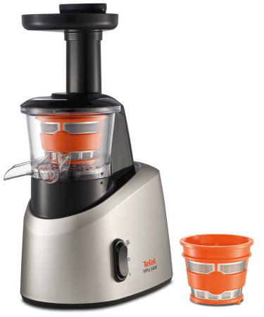 Bucatarie - Storcator de fructe si legume ZC255B38, 200 W, tehnologie presare la rece, 82 rpm, sistem anti-picurare, 2 recipiente suc si pulpa 0.8 L, argintiu