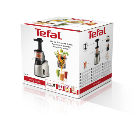 Storcator de fructe si legume ZC255B38, 200 W, tehnologie presare la rece, 82 rpm, sistem anti-picurare, 2 recipiente suc si pulpa 0.8 L, argintiu [8]