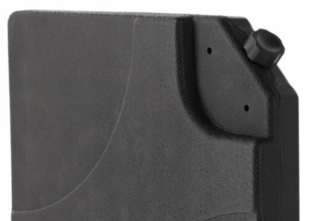 Suport baza umbrela 50x50x8 cm, set 4 elemente umplere cu apa sau nisip, manere metalice, plastic rezistent, negru [2]