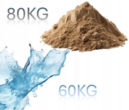 Suport baza umbrela 50x50x8 cm, set 4 elemente umplere cu apa sau nisip, manere metalice, plastic rezistent, negru [3]