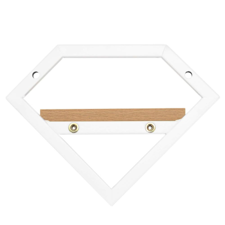 Suport de perete pentru ghiveci si plante decorative, cu polita din MDF si structura metalica rezistenta, montaj usor cu accesorii incluse, maxim 10 k [3]