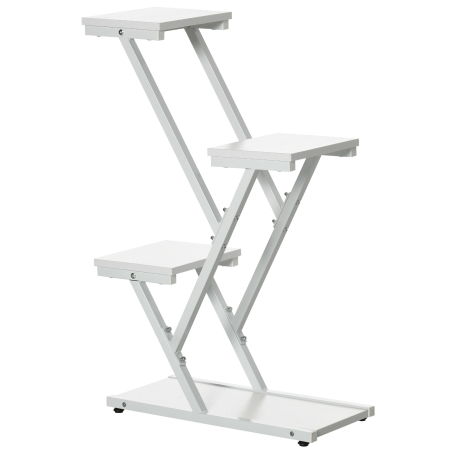  Suport Ghivece Colt - Raft 4 Niveluri pentru Plante, Interior/Exterior [7]