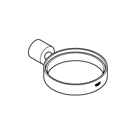 Suport Grohe 40305AL3, Atrio, pe perete, metal, pentru savoniera, mat, grafit [2]
