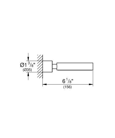 Suport Grohe 40305AL3, Atrio, pe perete, metal, pentru savoniera, mat, grafit [1]