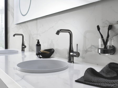 Suport Grohe 40369A01, Essentials, pahar sau savoniera, fixare ascunsa, lucios, grafit [2]