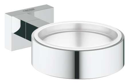 Accesorii baie - Suport Grohe 40508001, 107 mm, 42 mm, 2 orificii instalare, pe perete, metal, elemente fixare ascunse, Crom