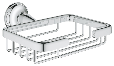 Accesorii baie - Suport Grohe 40659001, 139 mm, 134 mm, 1 orificii instalare, pe perete, metal, elemente fixare ascunse, Crom