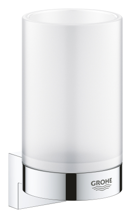 Suport Grohe 41027000, 66 mm, 56 mm, 2 orificii instalare, pe perete, metal, elemente fixare ascunse, Crom [2]