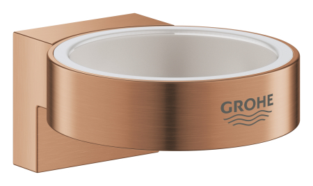 Baie - Suport Grohe 41027DL0, Selection, montare pe perete, fixare ascunsa, mat, cupru
