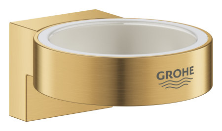 Suporturi si accesorii de baie - Suport Grohe 41027GN0, Selection, montare pe perete, fixare ascunsa, mat, auriu
