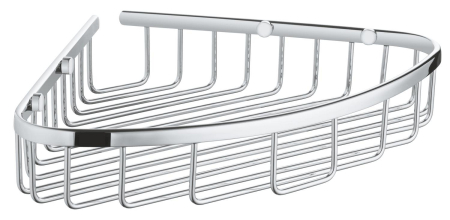 Baie - Suport Grohe 41172000, Etajera colt Start Cosmo, tip instalare pe colt, numar orificii instalare 2, crom