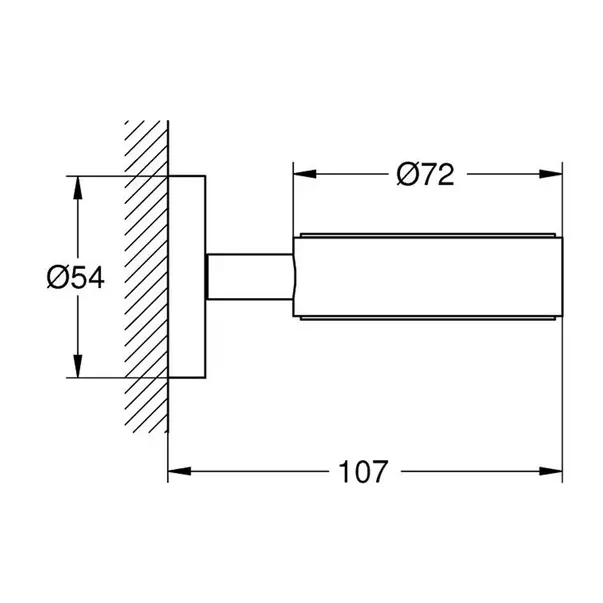 Suport Grohe Essentials pentru pahar sau savoniera auriu lucios Cool Sunrise [2]