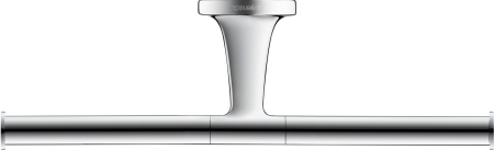 Baie - Suport hartie Duravit 0099381000, igienica Starck T, tip instalare pe perete, numar role hartie 2, crom