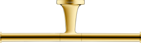 Baie - Suport hartie Duravit 0099383400, igienica Starck T, tip instalare pe perete, numar role hartie 2, auriu