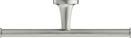 Baie - Suport hartie Duravit 0099387000, igienica Starck T, tip instalare pe perete, numar role hartie 2, otel satinat